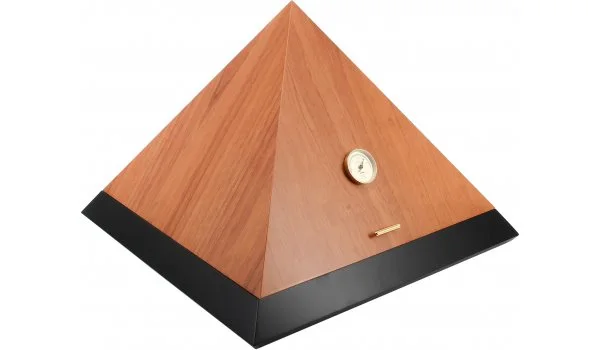 adorini Humidor Pyramid Deluxe L Bi-Color Cedro Fekete Humidor Fekete