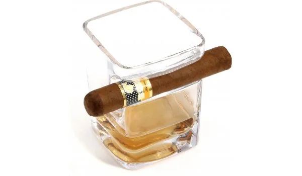 adorini Cigar Rum & Whisky üveg pohár 