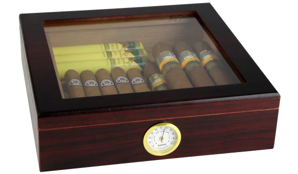 BigSmoke Humidor barna üvegfedéllel