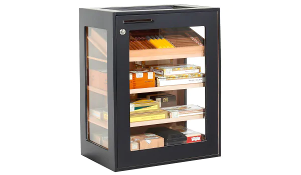 adorini Salina Humidor Szekrény Fekete